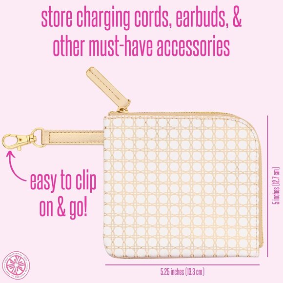 Lilly Pulitzer Padded Tech Sleeve with Small Zip Pouch for Accessories - Picture 3 of 4